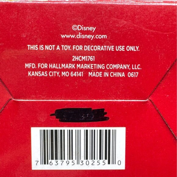 Hallmark Disney Minnie Mouse Christmas Ornament Polka Dot Dress Scarf Hat 2017 - Picture 5 of 9